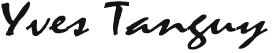 Yves Tanguy Drawings Logo